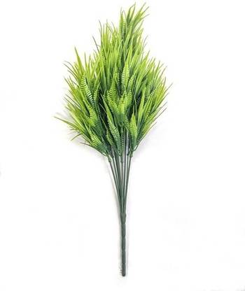 ChoicIt Artificial Grass with Realistic Detailing (16 inch, Green ) नकली पौधा