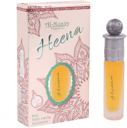 Al Nuaim Heena Floral Long Lasting Floral Attar 8 ml Pack of 2 Floral Attar