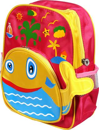 CONTINENTAL Fish kids School Bag - Red ( IT N - 042 ) स्कूल बैग