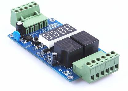 REES52 DC 12V 2-Way Programmable Relay Board/2-Way Voltage Detection Control - RS1859 Micro Controller Board Electronic Hobby Kit