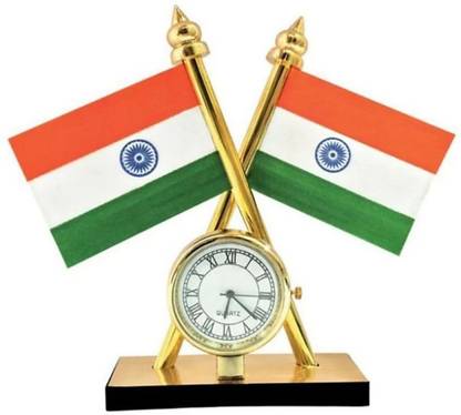 Adwotiz Indian Flag Rectangle Car Dashboard Flag