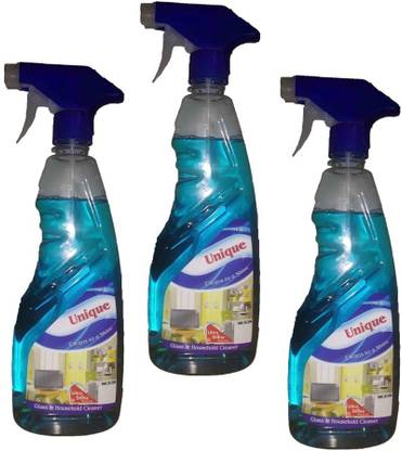 NEWGTBE Unique Glass & Household Cleaner 500 ml (Pack of 3)