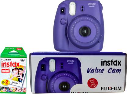 FUJIFILM Instax Camera Instax Mini 8 Value Cam (Grape) Instant Camera