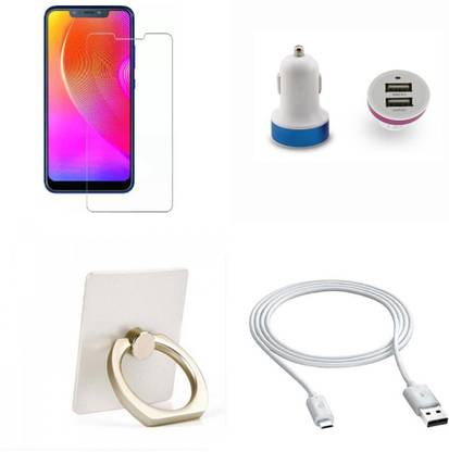 Mudshi Screen Protector Accessory Combo for Infinix Hot S3X