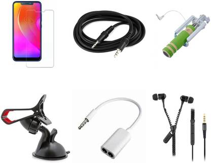 Mudshi Screen Protector Accessory Combo for Infinix Hot S3X