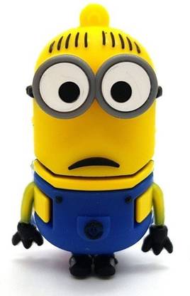 PANKREETI PKT521 Cute Minion Cartoon Designer 8 GB Pen Drive Compatible with Netbook, Gaming Console, Desktop Computer, Television, Laptop USB 2.0 Rubber Case