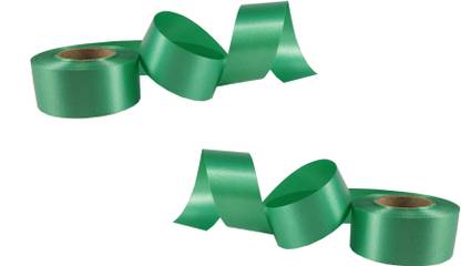 Utkarsh Roll of 25 Meters Green Paper Ribbon