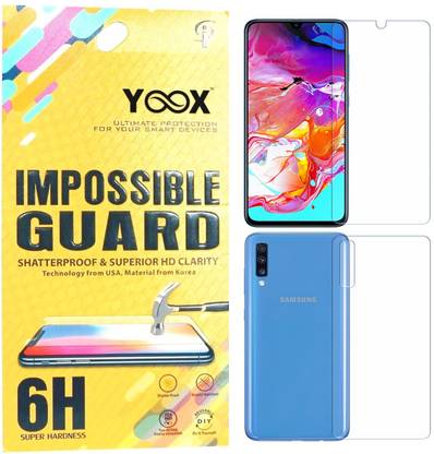 Yoox Front and Back Screen Guard for Samsung Galaxy A70