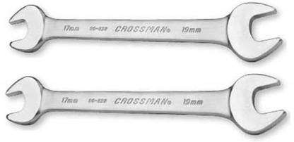 क्रॉसमैन 96-705 Open End Wrenches(SAE) (Pack of 2Pcs.)| Open End Wrenches(SAE) 5/16" x 3/8" (Pack of 2Pcs.)| डबल साइडेड ओपन एंड रिंच