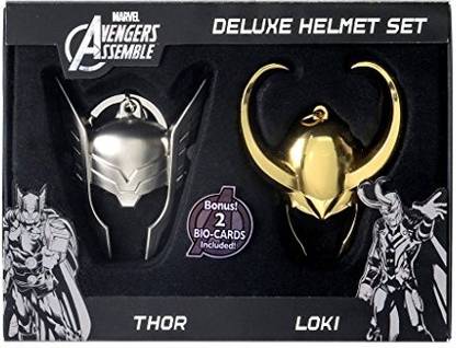 MARVEL Limited Edition Loki and Thor Helmet Key Ring Set (2-Piece)