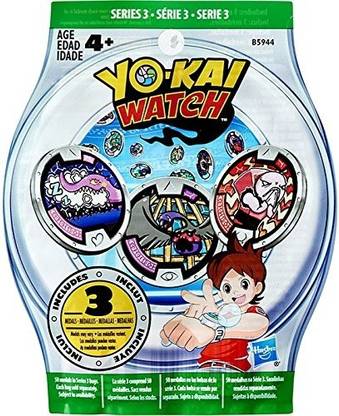 Hasbro Yo-Kai Watch Series 3 YOKAI MEDALS Mystery Pack