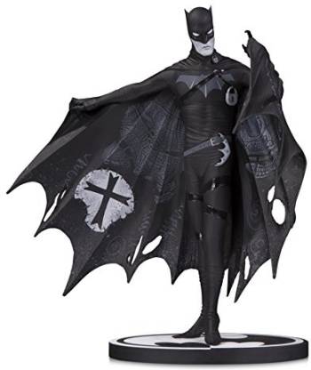 DC Collectibles Batman Black & White: Batman by Gerard Way Resin Statue, 7", Multicolor