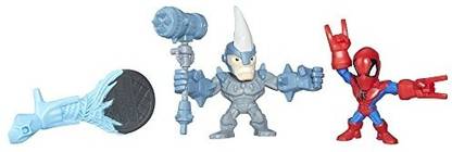MARVEL Super Hero Mashers Micro Spider-Man vs. ?s Rhino 2-Pack