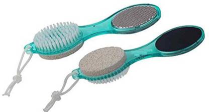 Elecsera Foot File With Pedicure Brush(4 in 1) Pack of 2