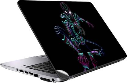 GADGETSWRAP GWSF-3826 Printed Top Only spidy mandy Vinyl Laptop Skin Compatible for 14 inch
