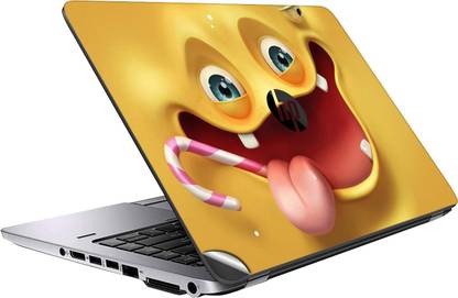 GADGETSWRAP GWSF-3027 Printed Top Only LUST Vinyl Laptop Skin Compatible for 14 inch