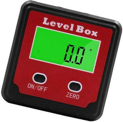 eassycart 4x90° Digital Level Box Inclinometer Angle Gauge Non-magnetic Inclinometer Level