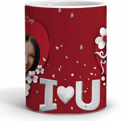 OTHER Generic Personalised Coffee, White (with Customer Photo White) Ceramic Coffee Mug