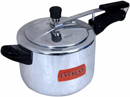 EVEREST Inner lid Mirror Polish Pressure Cooker,Model: Classic (7 Liters) 7 L Inner Lid Induction Bottom Pressure Cooker