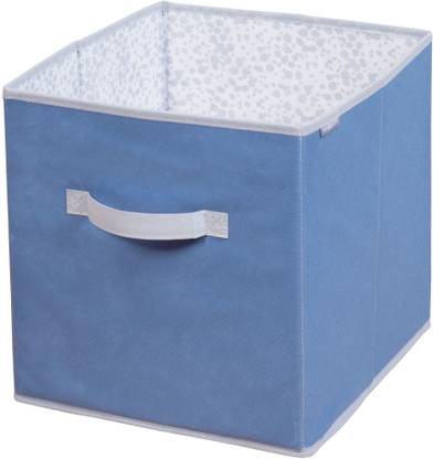 INTERDESIGN Polypropylene ID jr Dotti Fabric Storage Cube for Closet, Bedroom - Small Storage Basket
