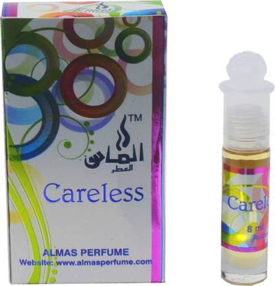 Almas Careless Eau de Cologne - 8 ml (For Girls) Floral Attar