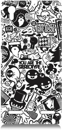 Smutty Back Cover for Lenovo A6000 Plus - Doodle Print