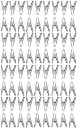 Jubilant Lifestyle JL436_SteelClipsSlim_72pc Stainless Steel Cloth Clips