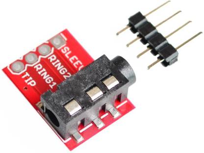 REES52 3.5mm Audio Block MP3 Stereo Headset Video Microphone Interface Module Micro Controller Board Electronic Hobby Kit