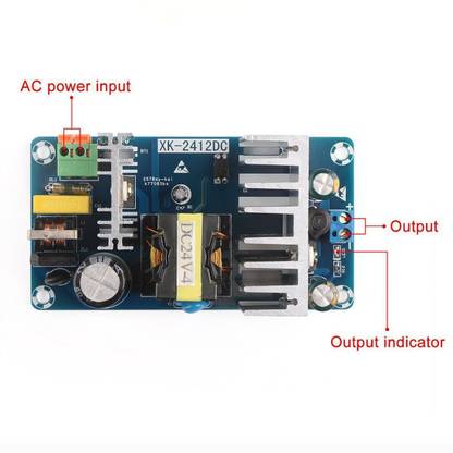 REES52 AC to DC Converter 85~265v AC to DC 12V 8A Adapter/Industrial Module Switching Power Supply Micro Controller Board Electronic Hobby Kit