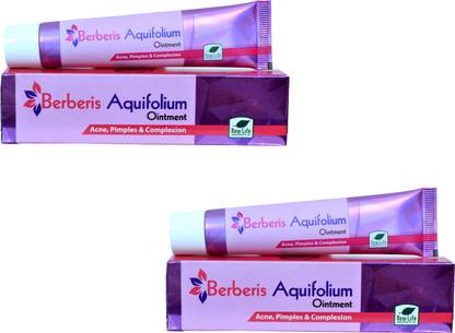 NEWLIFE BERBERIS AQUIFOLIUM OINTMENT-FOR ACNE PIMPLES AND COMPLEXION(PACK OF 2)