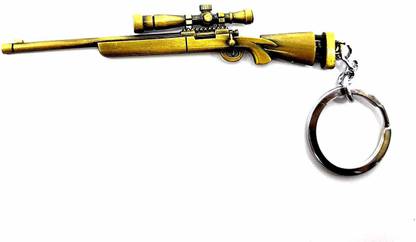 ECSTASY PUBG GUN Premium quality PubG Battlefiled Helmet Key Chain