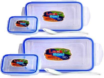 SKI Lock & Seal,Set of- 800ML+550ML 2 Containers Lunch Box