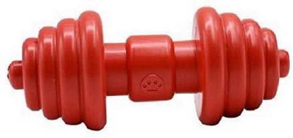 Purple Bone Dumbbell dog toy Rubber Chew Toy, Squeaky Toy, Training Aid For Dog