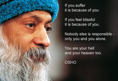 OSHO creative art quotes Wall Poster Print on Art Paper 13x19 Inches Paper Print