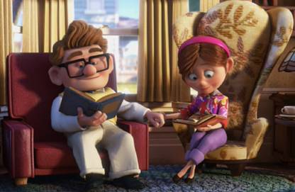 Movie Up Carl Fredricksen Ellie Fredricksen HD Wallpaper Wall Poster Print on Art Paper 13x19 Inches Paper Print