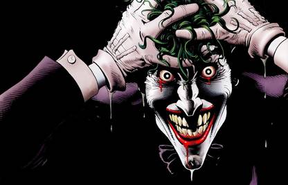 Scary Joker Poster POSTER LARGE Print on 36x24 INCHES Fine Art Print