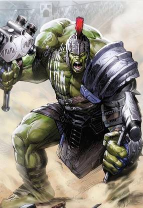 Hulk Smash design POSTER LARGE Print on 36x24 INCHES Fine Art Print