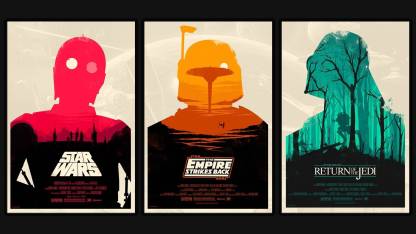 Wall Poster movies star wars poster POSTER LARGE Print on 36x24 INCHES Fine Art Print
