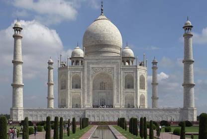 Beautiful Picture Of Taj Mahal Paper Print POSTER LARGE Print on 36x24 INCHES Fine Art Print