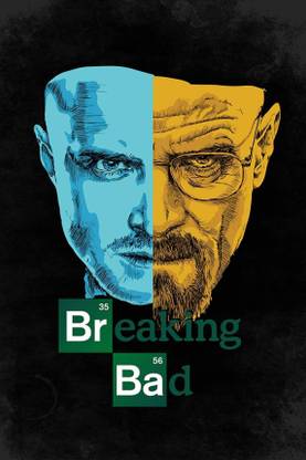 Wall Poster Breaking Bad POSTER LARGE Print on 36x24 INCHES Fine Art Print