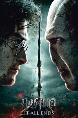 Harry Poster It all ends POSTER LARGE Print on 36x24 INCHES Fine Art Print