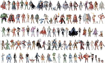 Cartoon Characters Wall Poster Print on Art Paper 13x19 Inches Paper Print