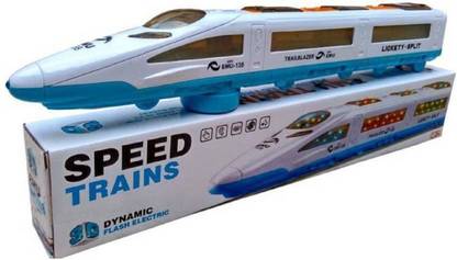 GLOBAL Train express Metro LED Train With Light & Music (MINI TRAIN 18CM) (Multicolor)