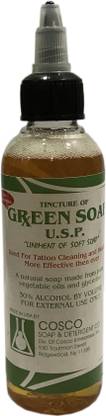 COSCO Tincture Of Green Soap U.S.P "Liniment Of Soft Soap" 4oz For Tattoo