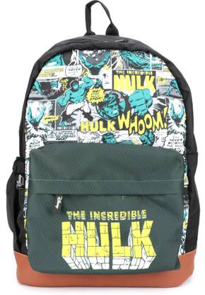MARVEL GENUINE LICENSED HULK BACKPACK 17 INCH - HMHMPB 74119 MVEL Waterproof School Bag