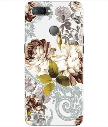 Inktree Back Cover for Realme U1 - Flower Pattern Design