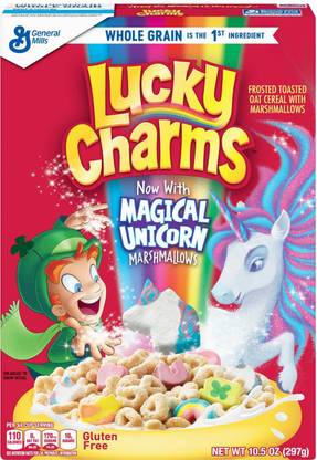 General Mills Lucky Charms with Magical Unicorn Marshmallows Box