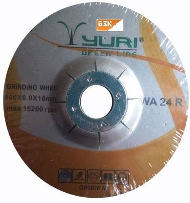 GSK Yuri 4 Inch DC Grinding wheel 100 x 6 x 16 mm (5Pcs) Metal Cutter