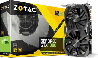 ZOTAC GeForce GTX 1080 Ti Mini GDDR5X 11 GB NVIDIA Chipset 352 bit 1506 MHz Graphics Card