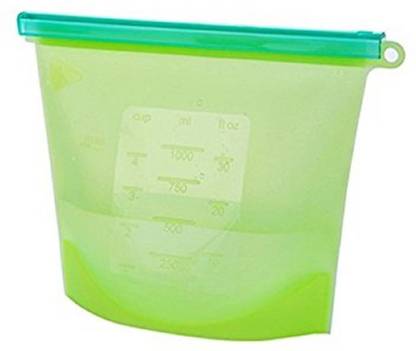 Sanyal Kitchen Accessories Food Silica Gel Vacuum Storage Bags Freezing Heating Seal Bag Refrigerator Food Storage Bag Container - Multi-Colour Grocery Bag